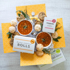 Garden vegetable Soup Gift Basket
